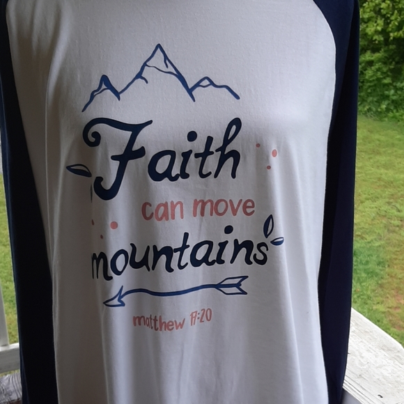 🚨3/$25  🆕️ Faith can move mountains   E4 - Picture 2 of 5